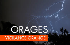 Avis Météorologique de niveau orange en Moselle - Orage, vents violents et fortes pluies