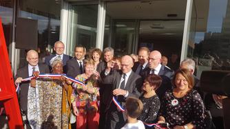 Centre social AGORA : inauguration de la médiathèque à Metz-Nord