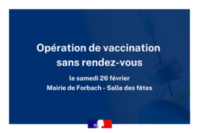 Covid-19 : Opération de vaccination sans rendez-vous