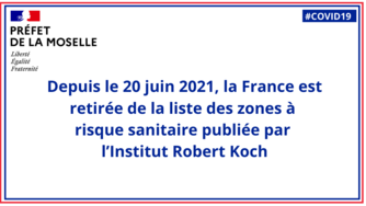 La France métropolitaine n’est plus classée en "zones à risque" depuis le 20 juin 2021