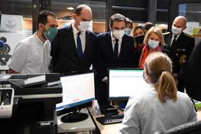 Déploiement de la vaccination en Moselle, visite en Moselle de Jean Castex, Premier ministre