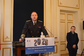 Didier MARTIN, préfet de la Moselle a présenté ses vœux aux forces de sécurité et de secours