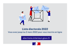 Liste électorale 2022 : vérifiez votre inscription en ligne