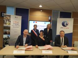 EMPLOIS FRANCS - Signature des premiers contrats en Moselle