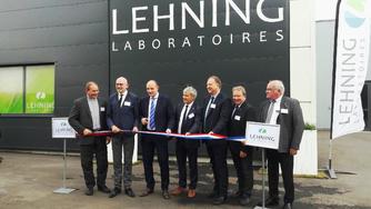 Inauguration de l’usine des laboratoires LEHNING, vendredi 14 septembre 2018