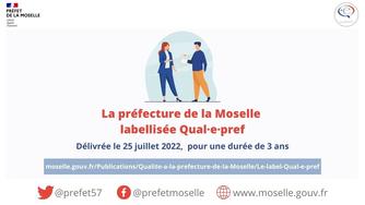 La préfecture de la Moselle est labellisée Qual-e-pref