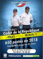 La Police nationale recrute pour la prochaine rentrée 12 cadets de la République en Moselle