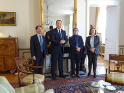 Le préfet de la Moselle rencontre Catherine ROBINET, Consule générale de France en Sarre.