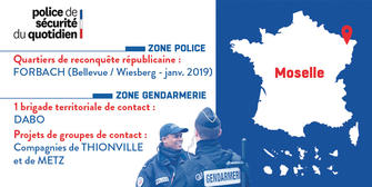 Police de Sécurité du Quotidien (PSQ) :  Une mise en place à venir dans le département de la Moselle