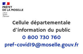Rappel - Fonctionnement de la «cellule départementale d’information du public» en Moselle