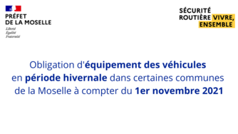 Obligation d'équipement de certains véhicules en période hivernale