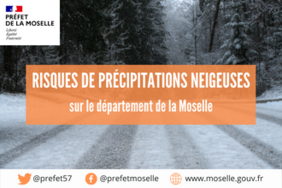 Vigilance orange : Risque de précipitations neiges sur le département de la Moselle