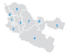 Carte circonscriptions Moselle
