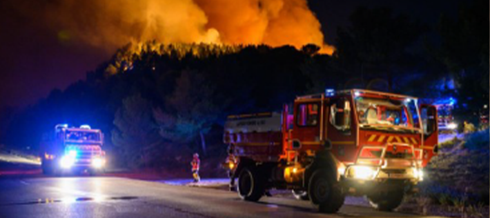 Photo 2 - feux en Gironde