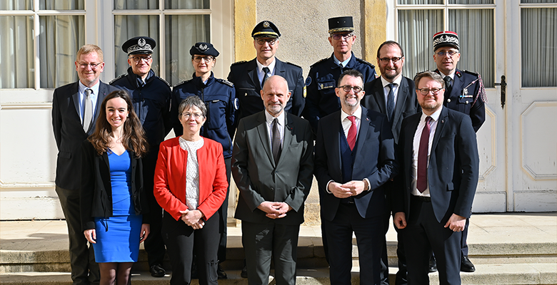 visite du ministre de l’intérieur de la Sarre en Moselle le 1er mars 2023 - 4