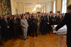 Didier MARTIN, préfet de la Moselle a présenté ses vœux aux forces de sécurité 