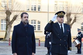Le ministre de l'Intérieur en Moselle pour les vœux de la police Nationale 